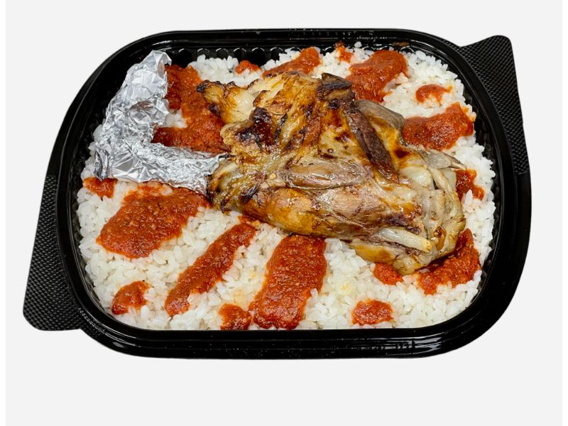 Grilled Lamb Shank With Fatteh