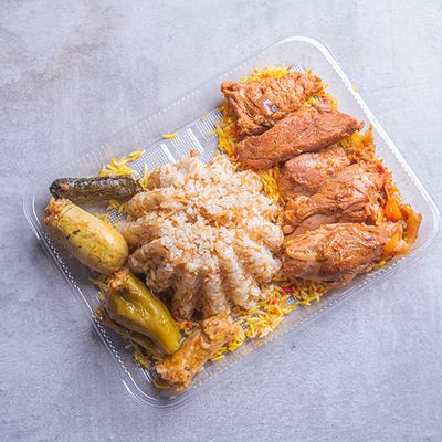 طبق ساق العجل مع شعيرية