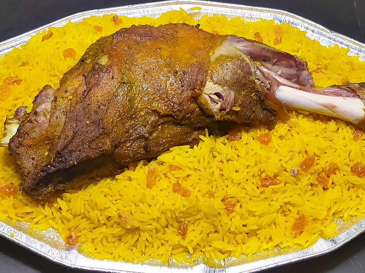 Mutton Shank With Rice Or Fatteh