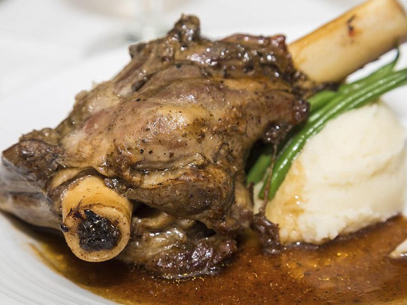 Mutton Shank With Rice Platter