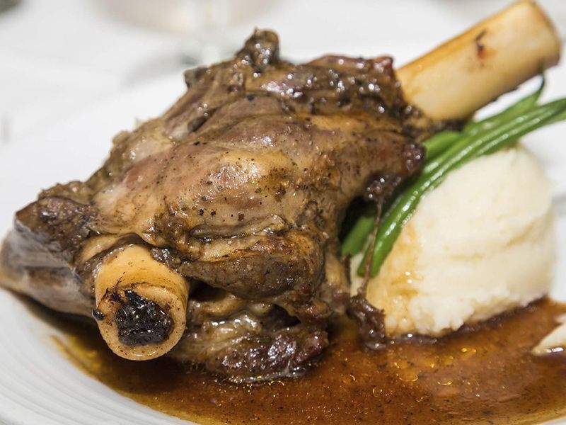 Mutton Shank With Rice Platter