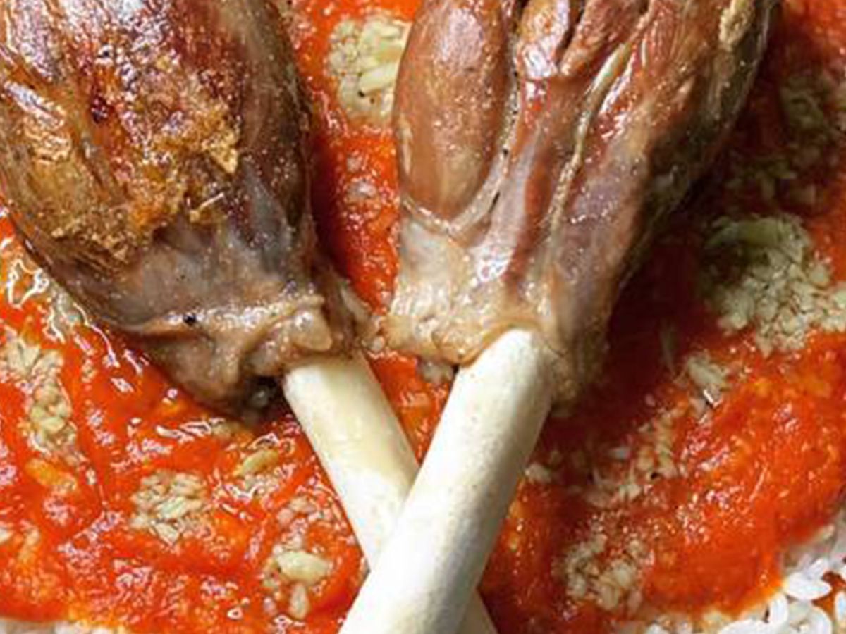 Lamb Mouza With Fattah Dish