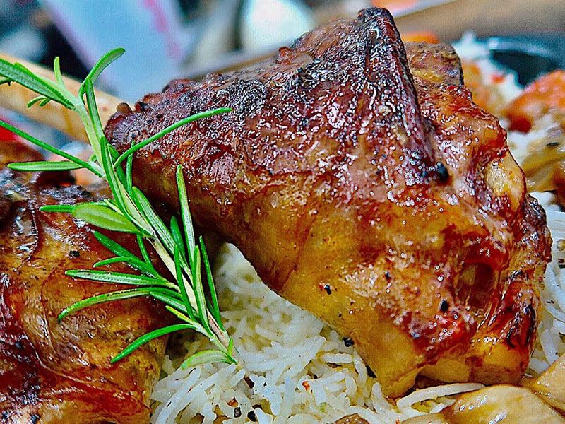 Lamb Mandi Shank Meal