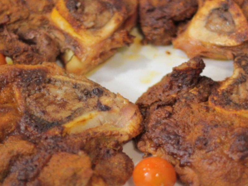 Grilled Veal Shank