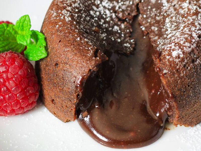 Volcano Nutella Molten Cake
