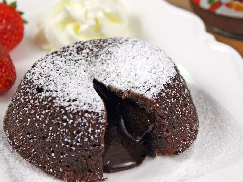 Nutella Chocolate Molten Cake