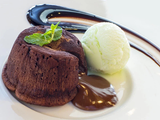 Molten Cake Nutella Ice Cream
