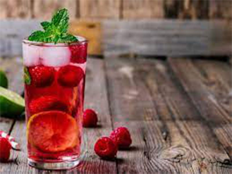 red berry mojito