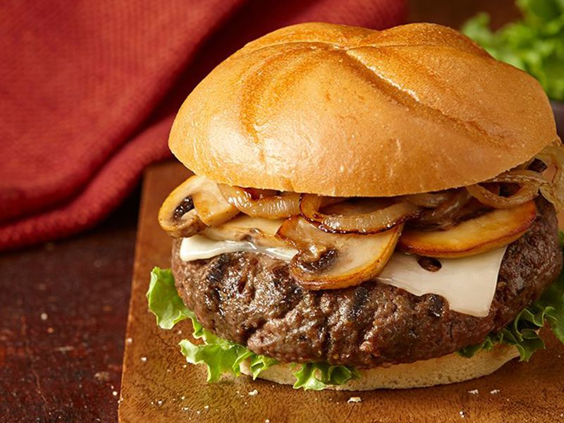 Mega Beef Burger Sandwich