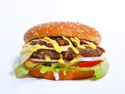 Mega Beef Burger Sandwich