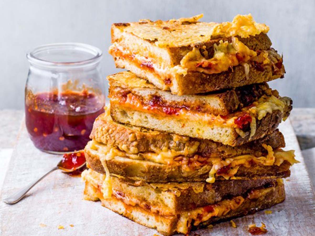 Smoked beef mix toast