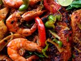 Fried Mix Seafood Dish