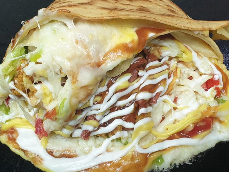 Mix Chicken Crepe