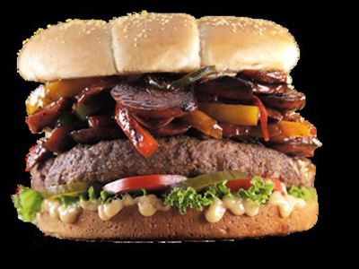 mexican burger sandwich