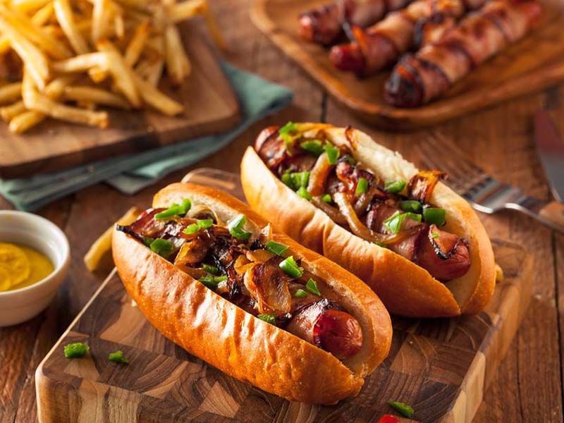 Mexican Hot Dog Sandwich