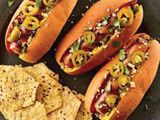 Mexican hot dog sandwich