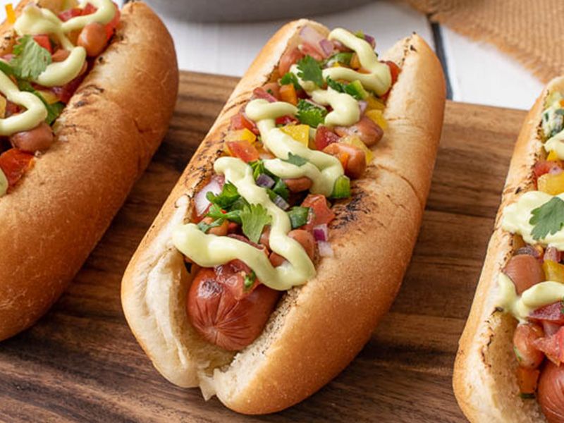 Mexican Hot Dog Sandwich