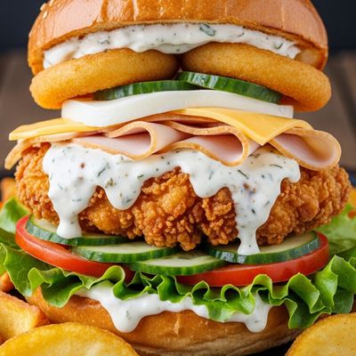 Mickey Chicken Burger