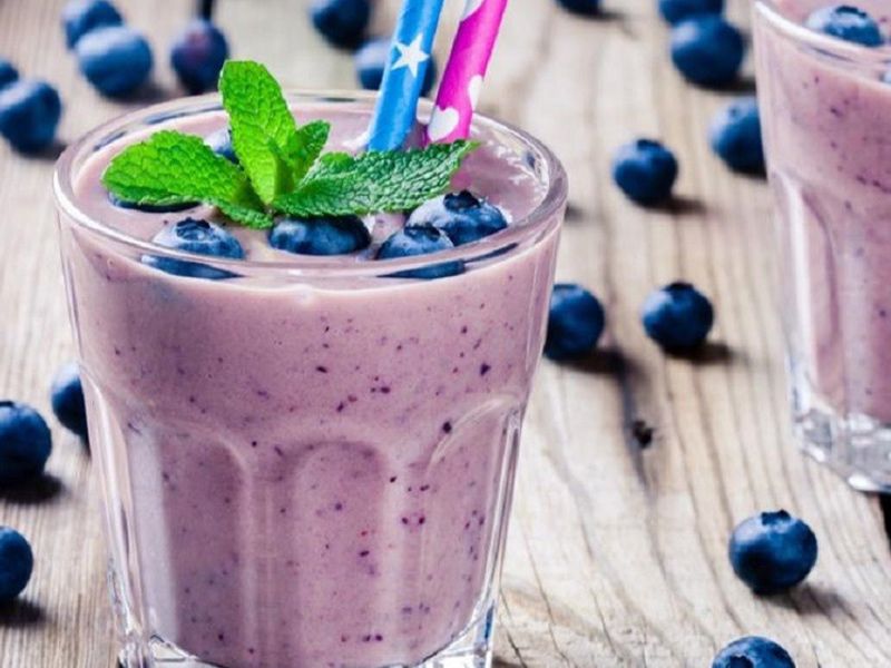 Blueberry Milkshake