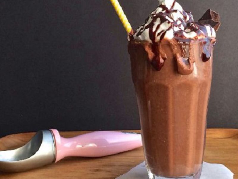 Chocolate milkshake