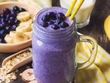 Blueberry milkshake