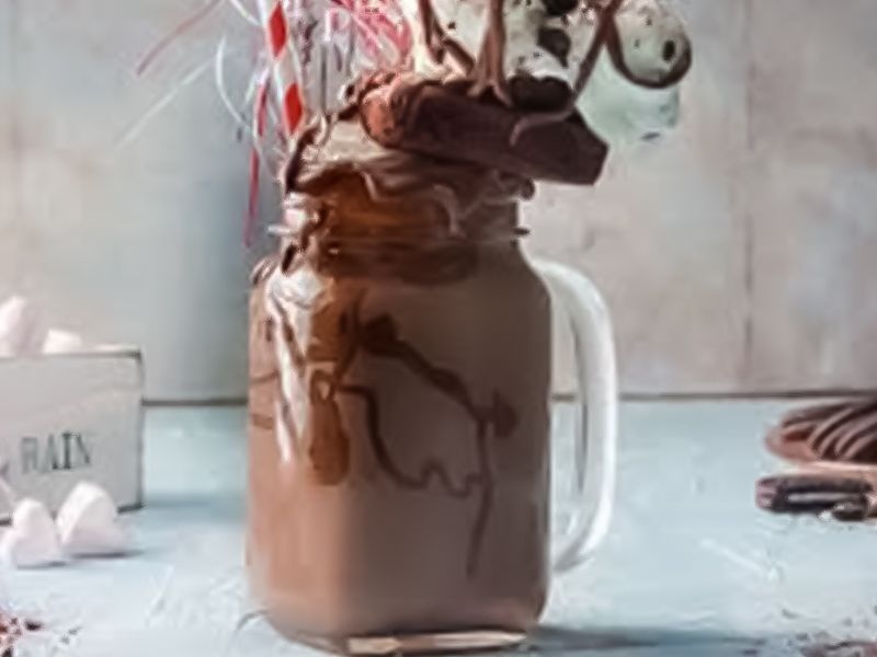 Snickers Chocolate Milkshake