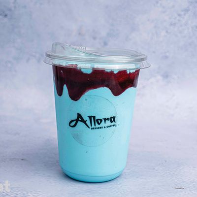 Cotton candy milkshake