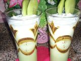 Cantaloupe milkshake