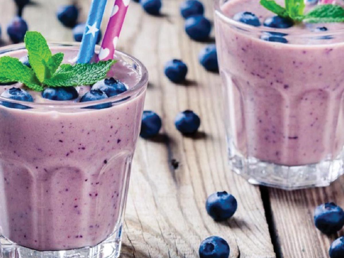Blueberry Milkshake