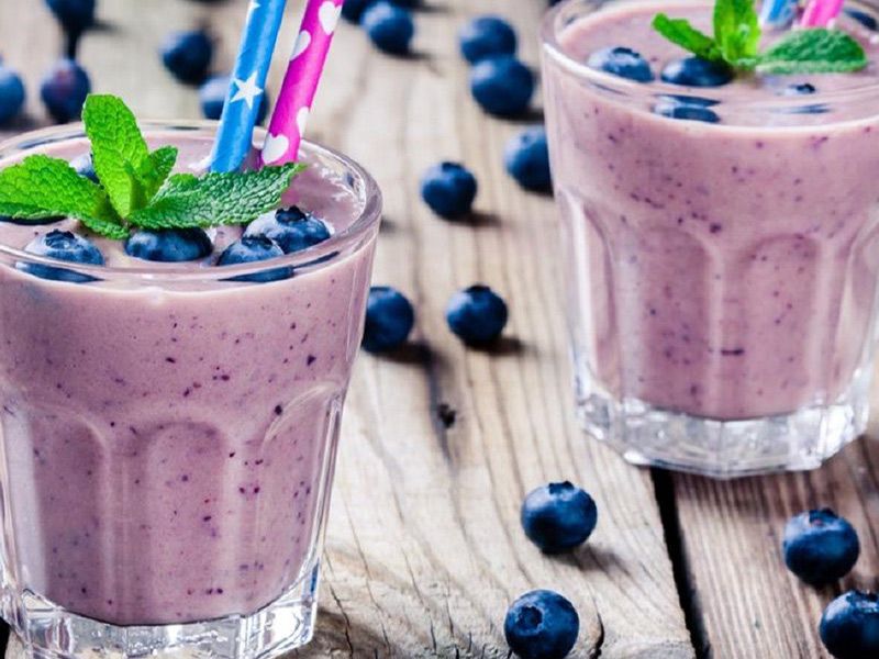 Blueberry Milkshake