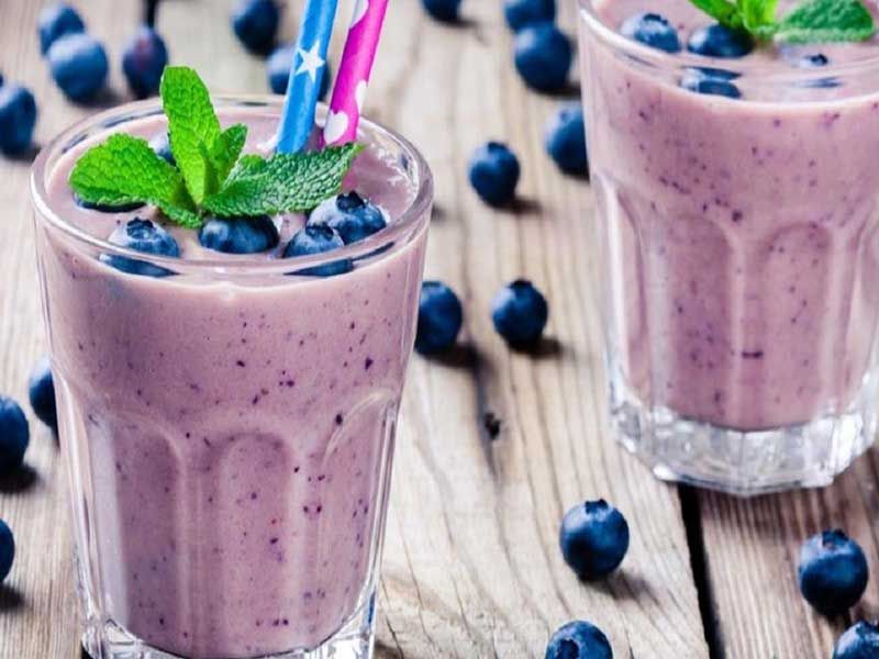 Blueberry Milkshake