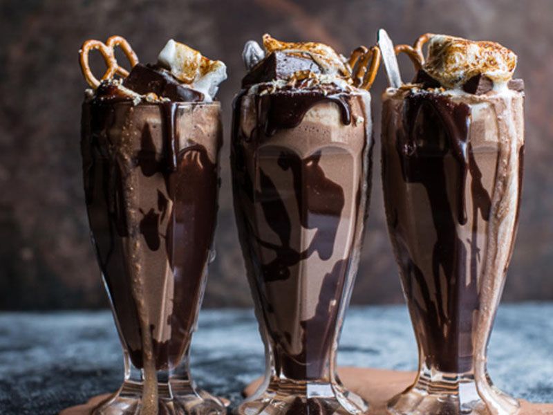 Caramel Galaxy Milkshake