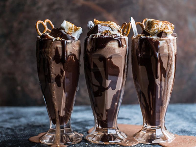 Nutella Chocolate Milkshake