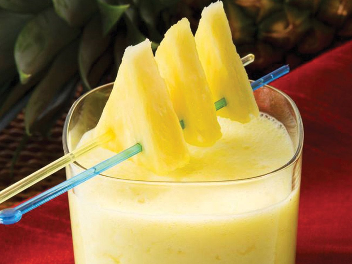 pineapple milkshake