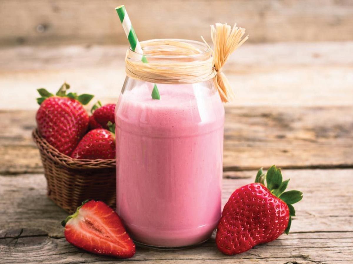 strawberry milkshake