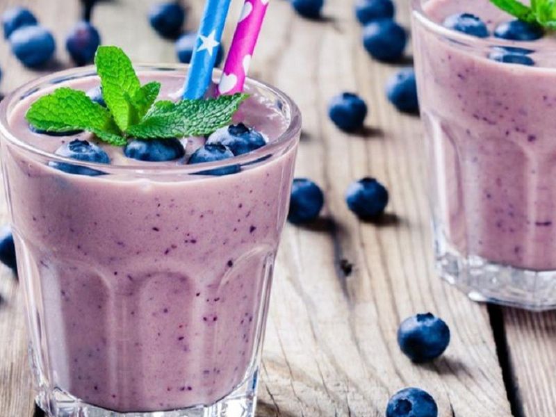 Blueberry Milkshake