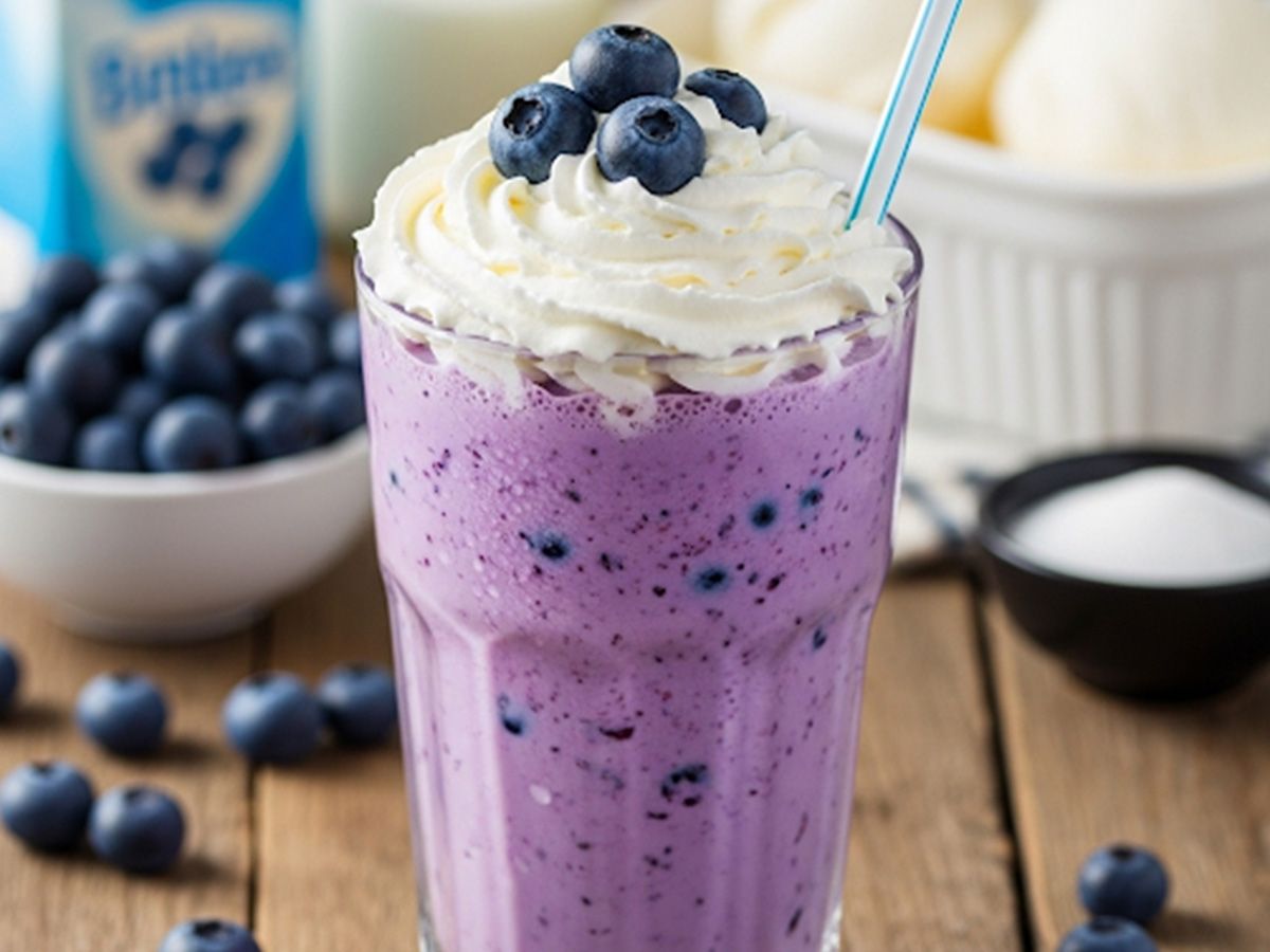 Blueberry Milkshake