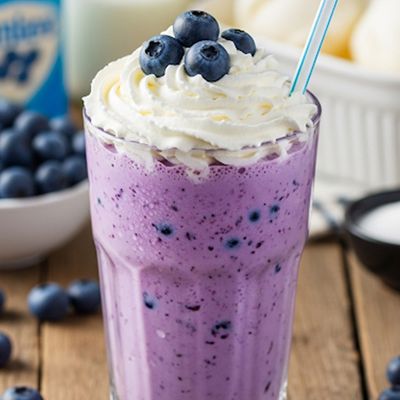 Blueberry Milkshake