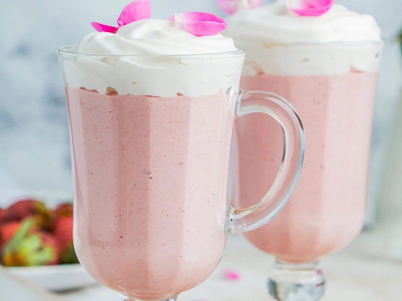 Pink Rose Milkshake