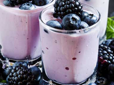 Blueberry Milkshake