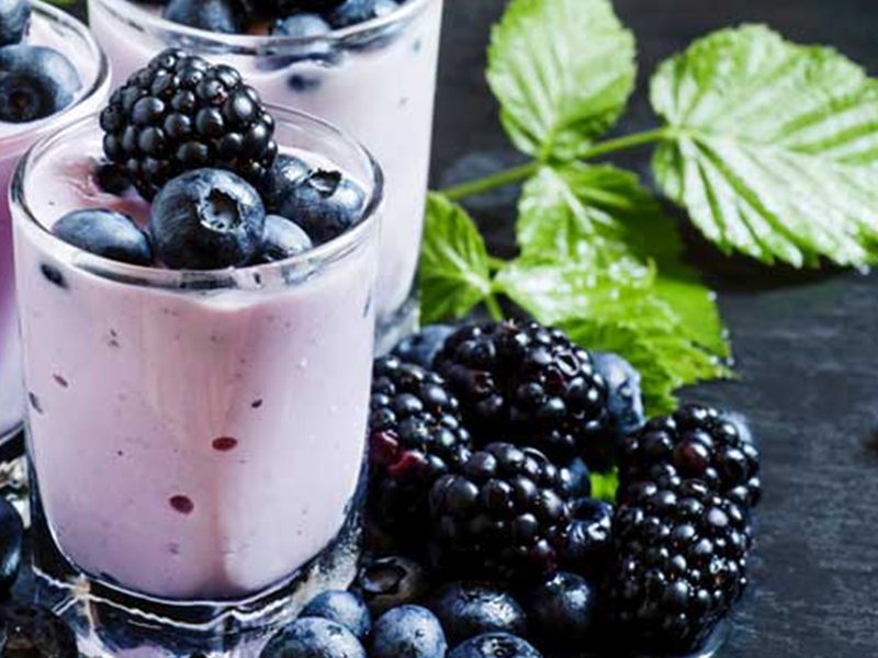 Blueberry Milkshake