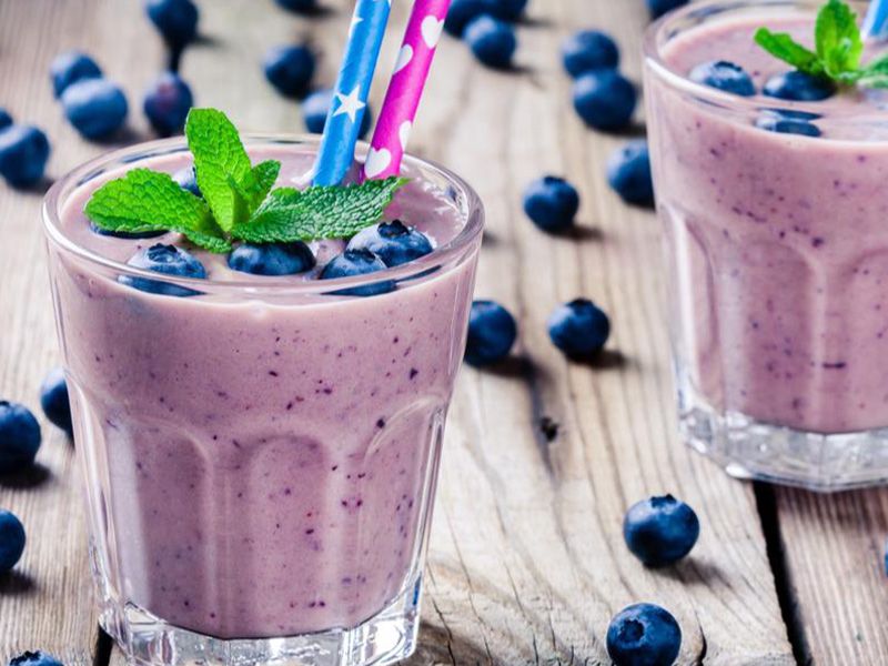 Blueberry Milkshake