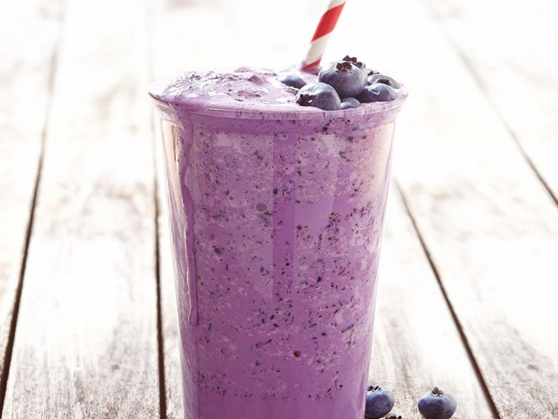 Blueberry Milkshake