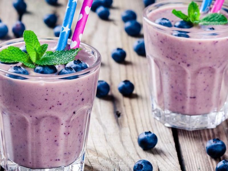 Blueberry Milkshake