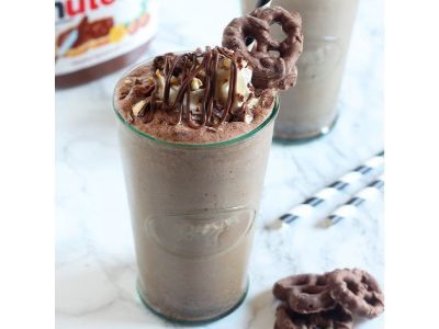 Nutella Chocolate Milkshake