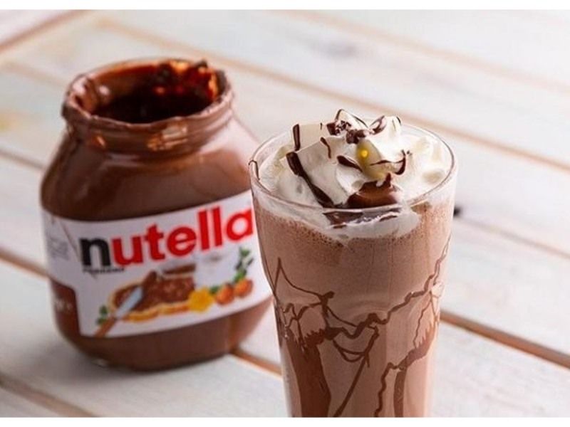 Nutella Chocolate Milkshake