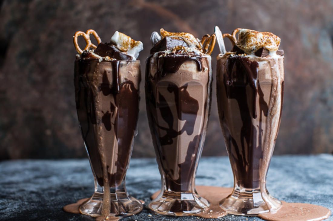 Nutella Chocolate Milkshake