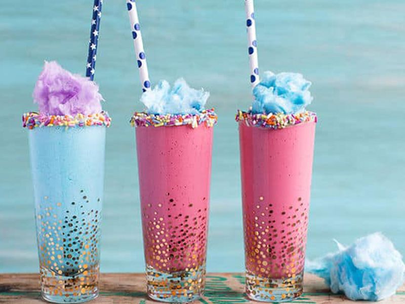 Cotton Candy Milkshake