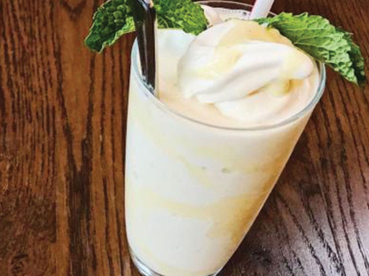 Vanilla milkshake