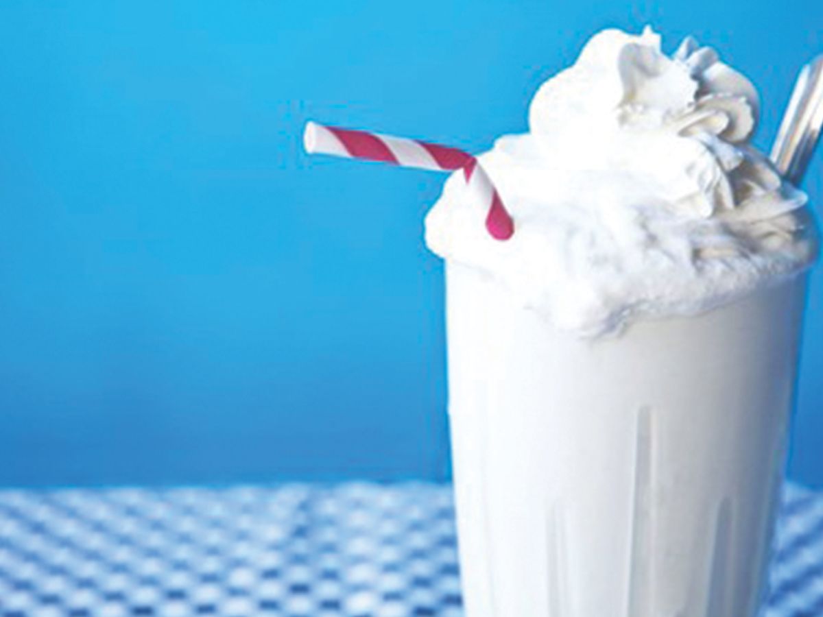 Vanilla milkshake
